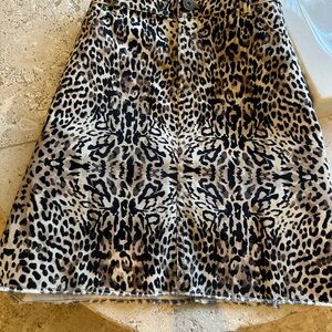 Black and White Midi Pencil Skirt Night Out